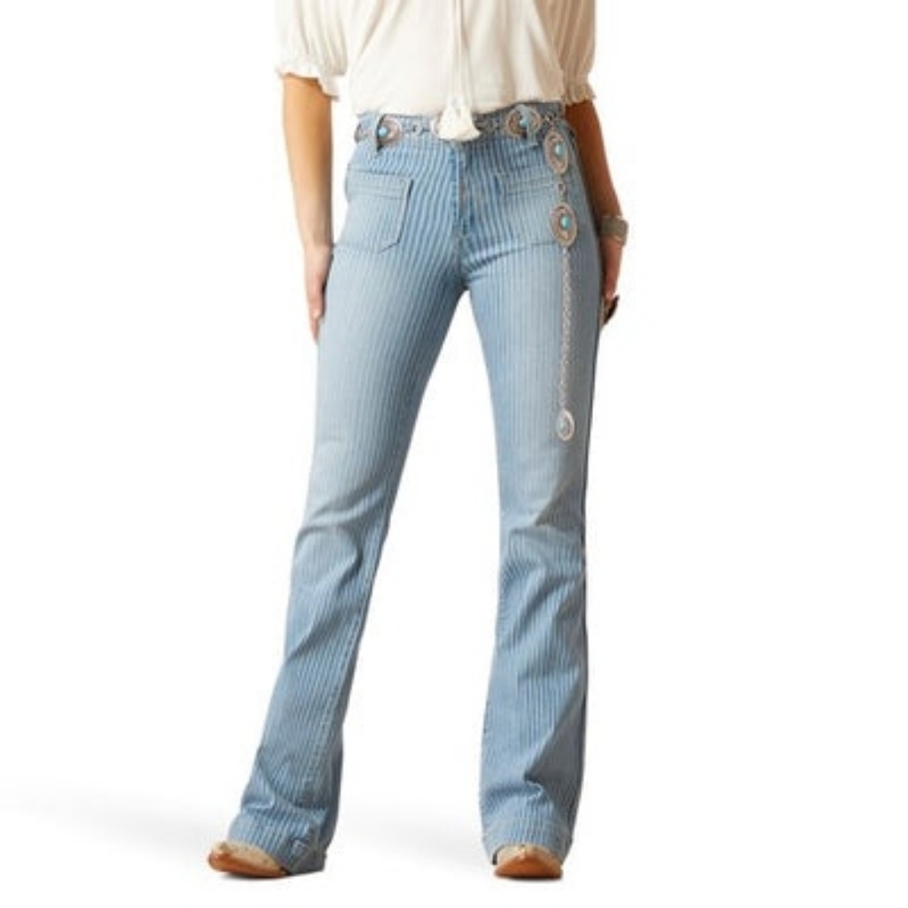 Ariat Jazmine High Rise Wide Leg‎ Jeans Women’s 26 Short Western